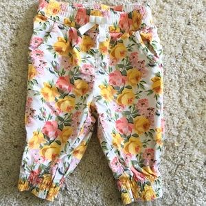 Janie and Jack cotton summer pants with pockets